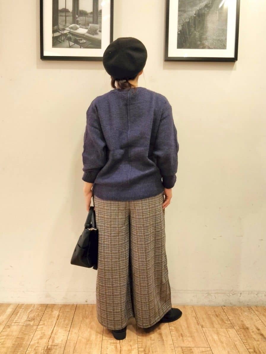 SHOOLARUEさんの「SHOO･LA･RUE｜◆【S-LL】あったか裏起毛クロップドワイドパンツ」を使ったコーディネート