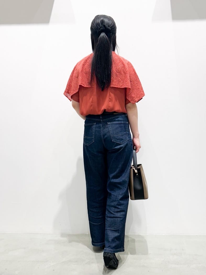 seinaさんの「grove｜【SOMETHING&times;grove別注】LISAWIDE DENIM PANTS」を使ったコーディネート