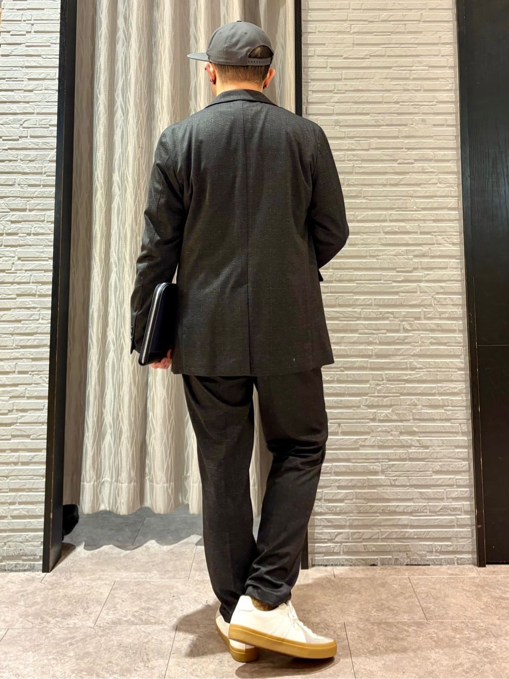 Pーyamaさんの「THE SHOP TK｜【動きやすい、快適ビジネスジャケット】TRジャージ ジャケット　セットアップ可/洗濯機OK/ストレッ」を使ったコーディネート