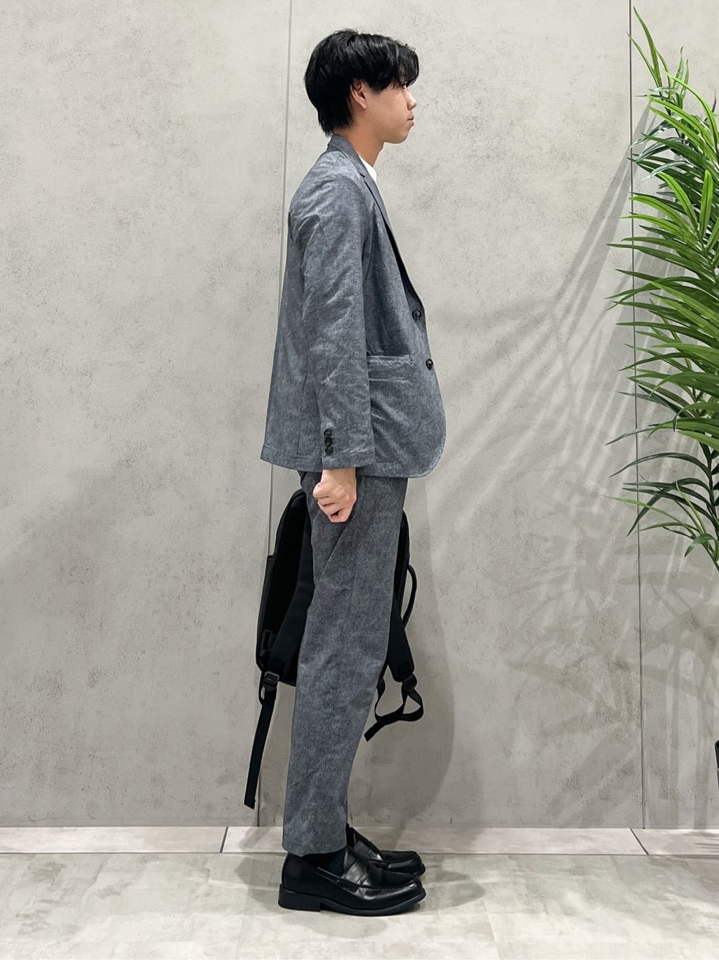 SHI-MAさんの「THE SHOP TK｜スマートムーブメッシュバーズアイジャケット【軽量/洗濯機OK/セットアップ可】」を使ったコーディネート