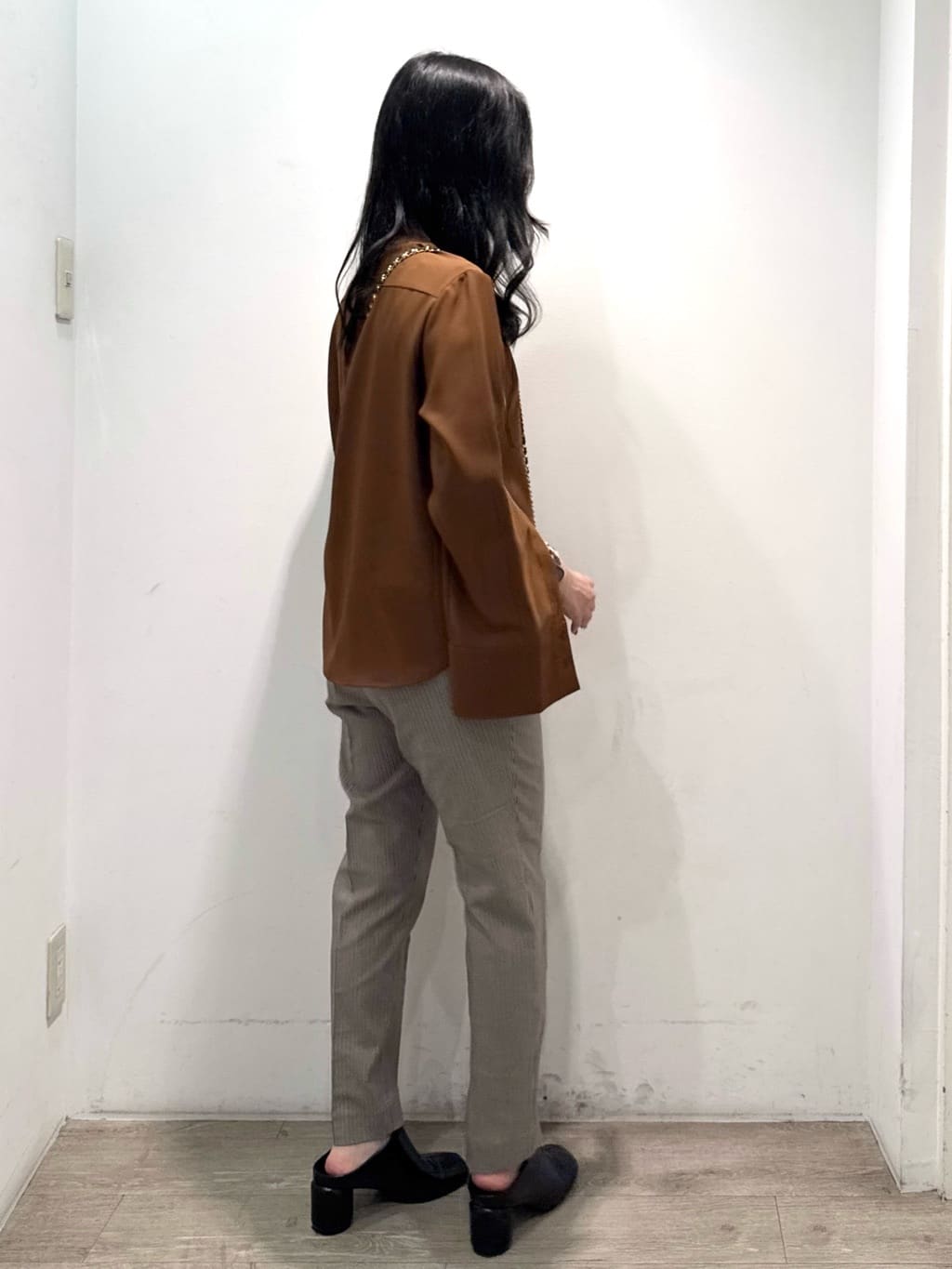 yuicciさんの「OPAQUE.CLIP｜《SS-LLサイズ》ハイストレッチイージースティックパンツ【洗濯機洗い可】」を使ったコーディネート