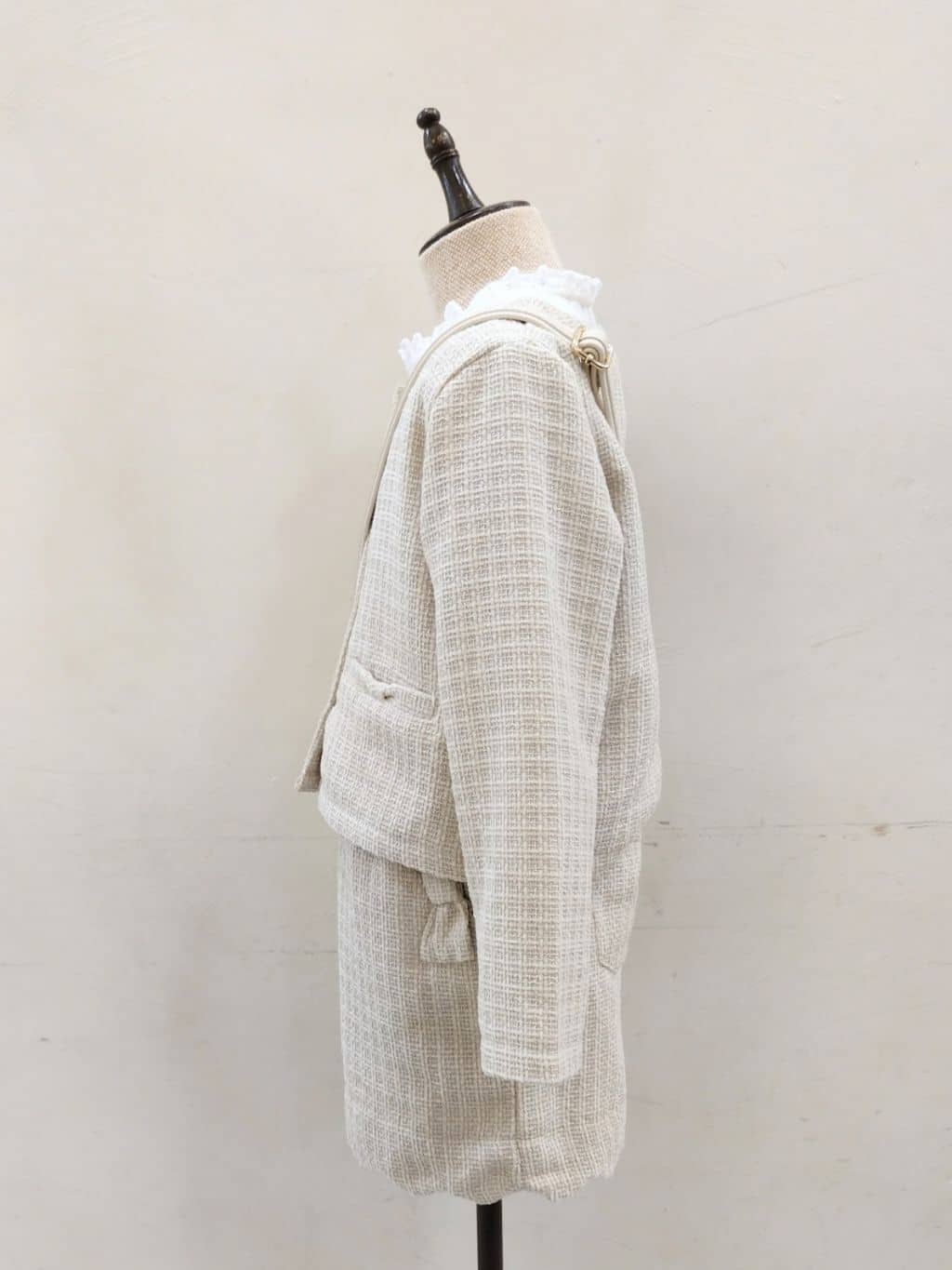 yuzuyamamaさんの「SHOO･LA･RUE｜◆【100-140cm/プチセレ】ツイードジャケット」を使ったコーディネート