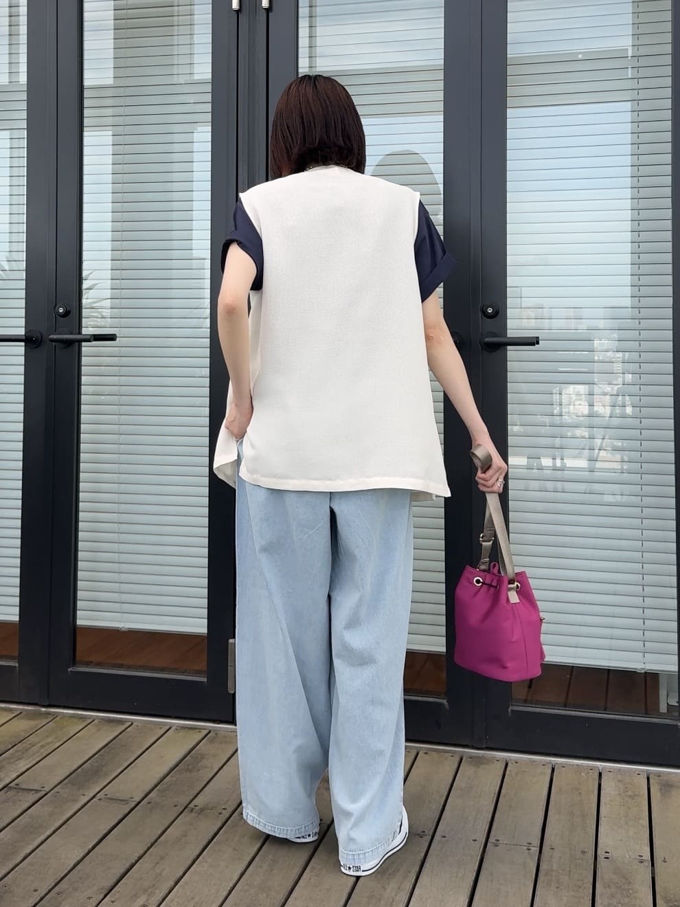 𝐜𝐡𝐢𝐤𝐚さんの「SHOO･LA･RUE｜【S-LL/ひんやり/UV】選べる6柄でそれぞれ欲しくなる プリントTシャツ」を使ったコーディネート