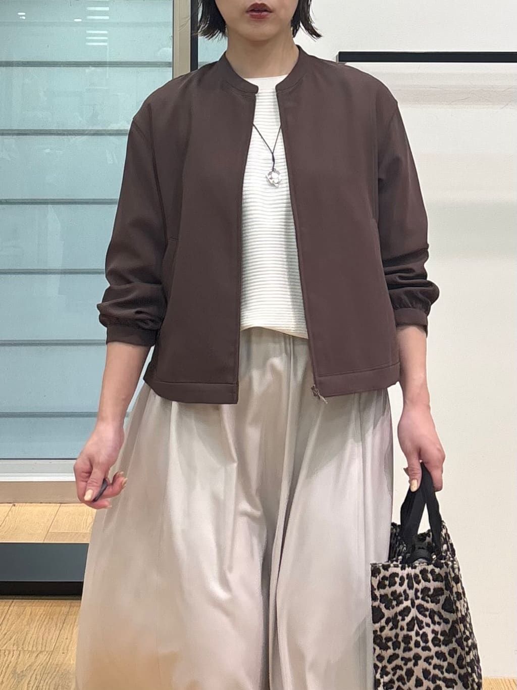 asamiさんの「INDIVI｜【洗える／体型カバー】美シルエットニット」を使ったコーディネート