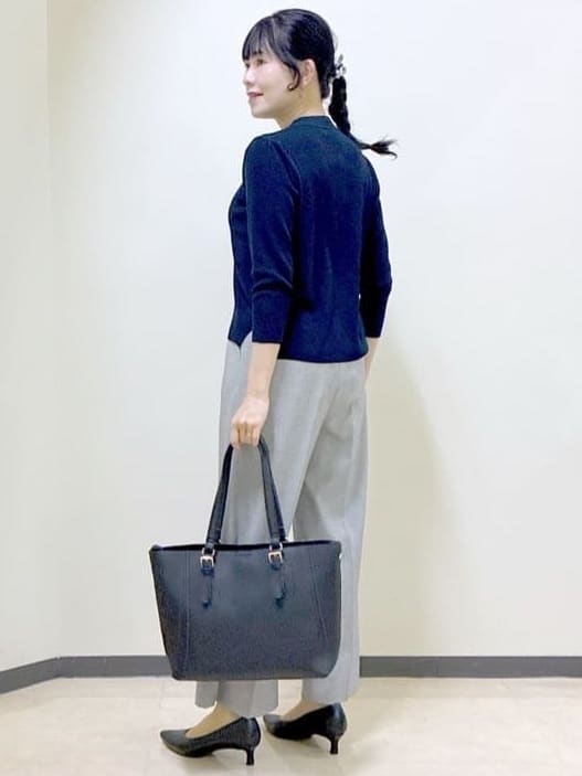  beni_gingerさんの「Reflect｜【選べる5色／アンサンブル可】プチハイネックリブニット」を使ったコーディネート
