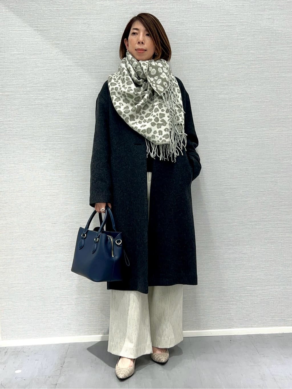 Shinakoさんの「UNTITLED｜【軽量／ウール混】ライトフォルム ロングコート」を使ったコーディネート