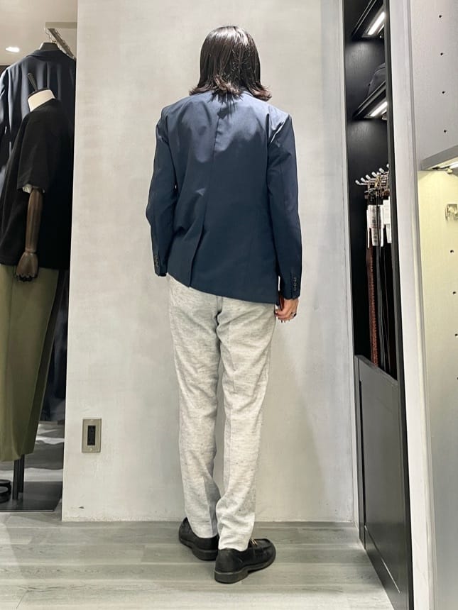 Tightさんの「TAKEO KIKUCHI｜【抗菌防臭】COOL DOTS（R）ドビープリント ジャケット」を使ったコーディネート