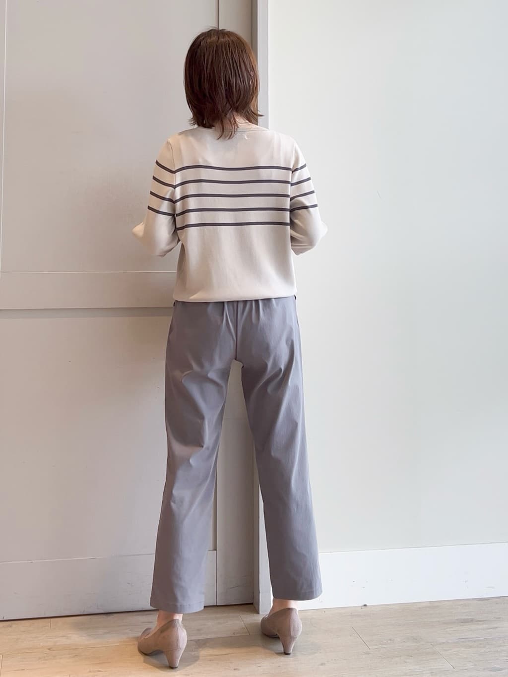 yamakoさんの「grove｜ひんやり多機能・やわらかドライタッチ五分袖プルオーバー」を使ったコーディネート