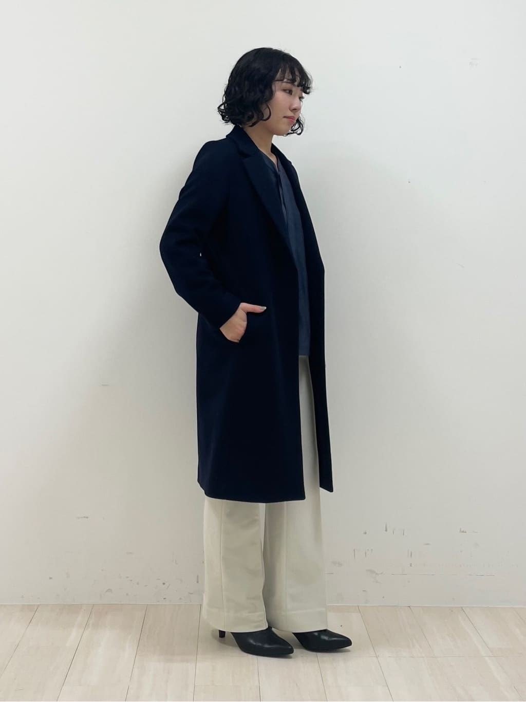 kanaさんの「INDIVI｜◆【洗える】ストライプドビー ボウタイブラウス」を使ったコーディネート