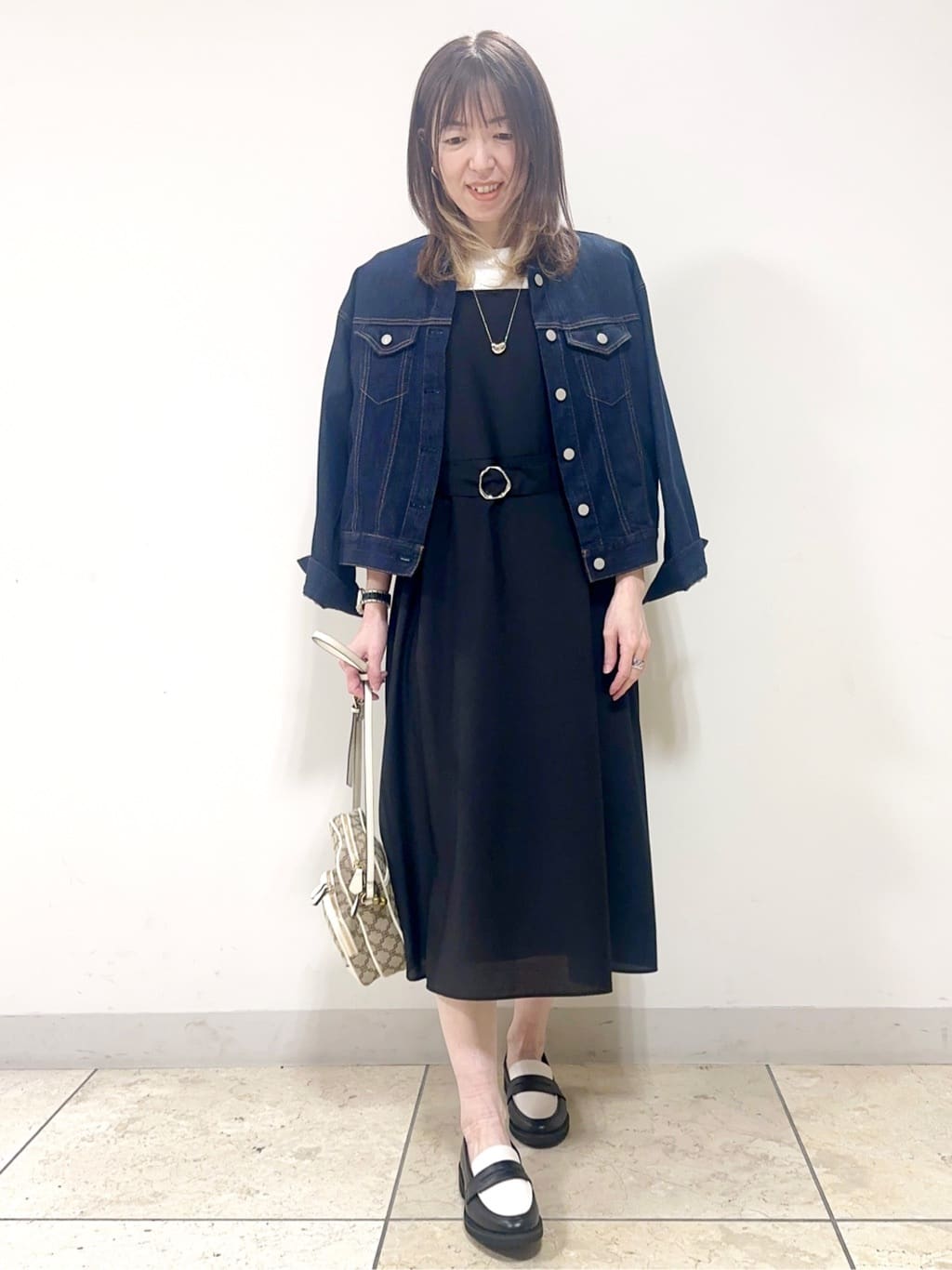 イト子さんの「Reflect｜◆【手洗い可】スタンダードデニムジャケット」を使ったコーディネート