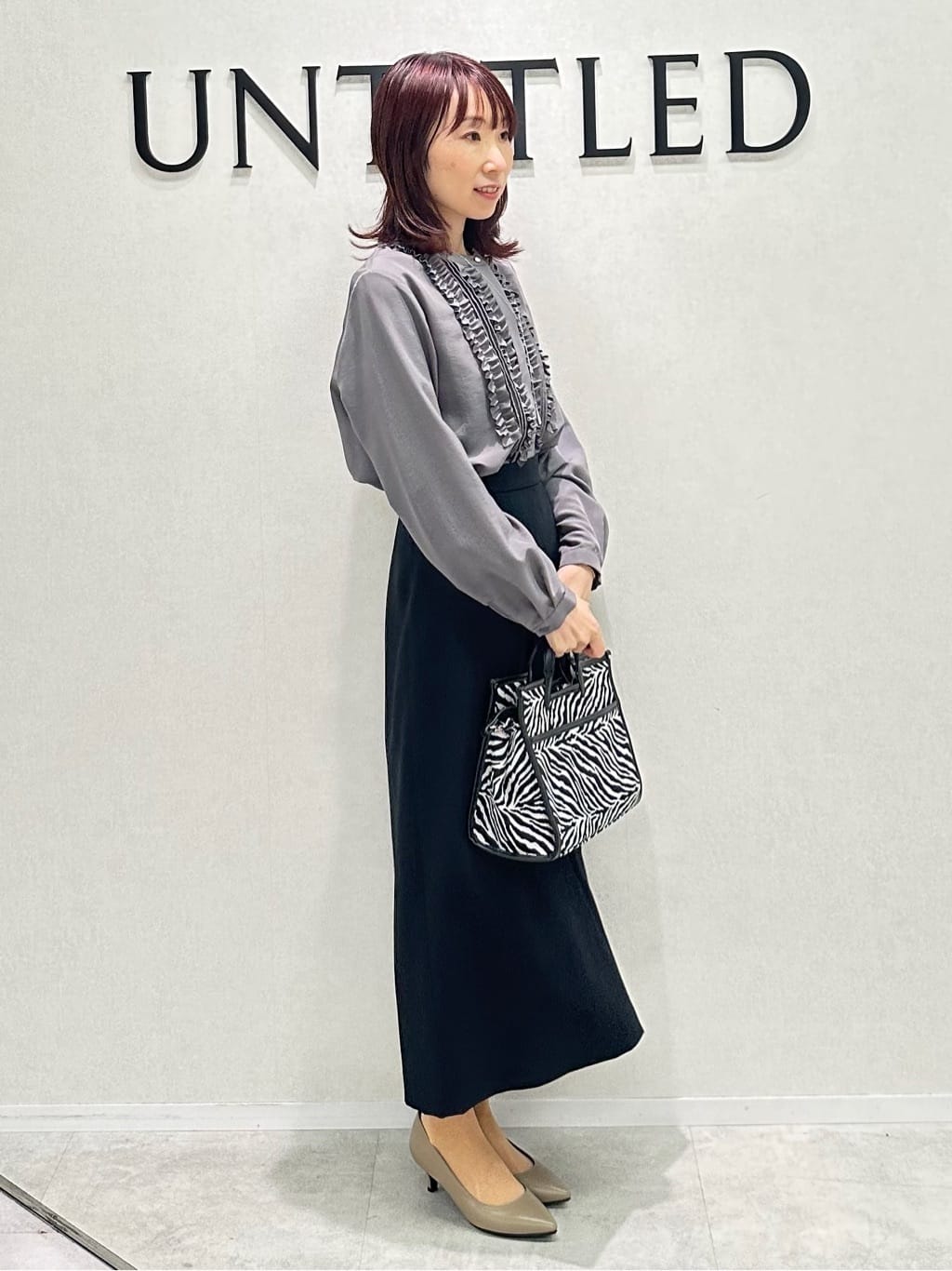Miwaさんの「UNTITLED｜【セットアップ可/洗える】スラブナロースカート」を使ったコーディネート