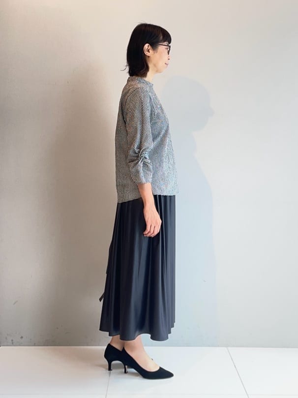 murayamaさんの「INDIVI｜【軽く羽織れる！】ダブルジャケット」を使ったコーディネート