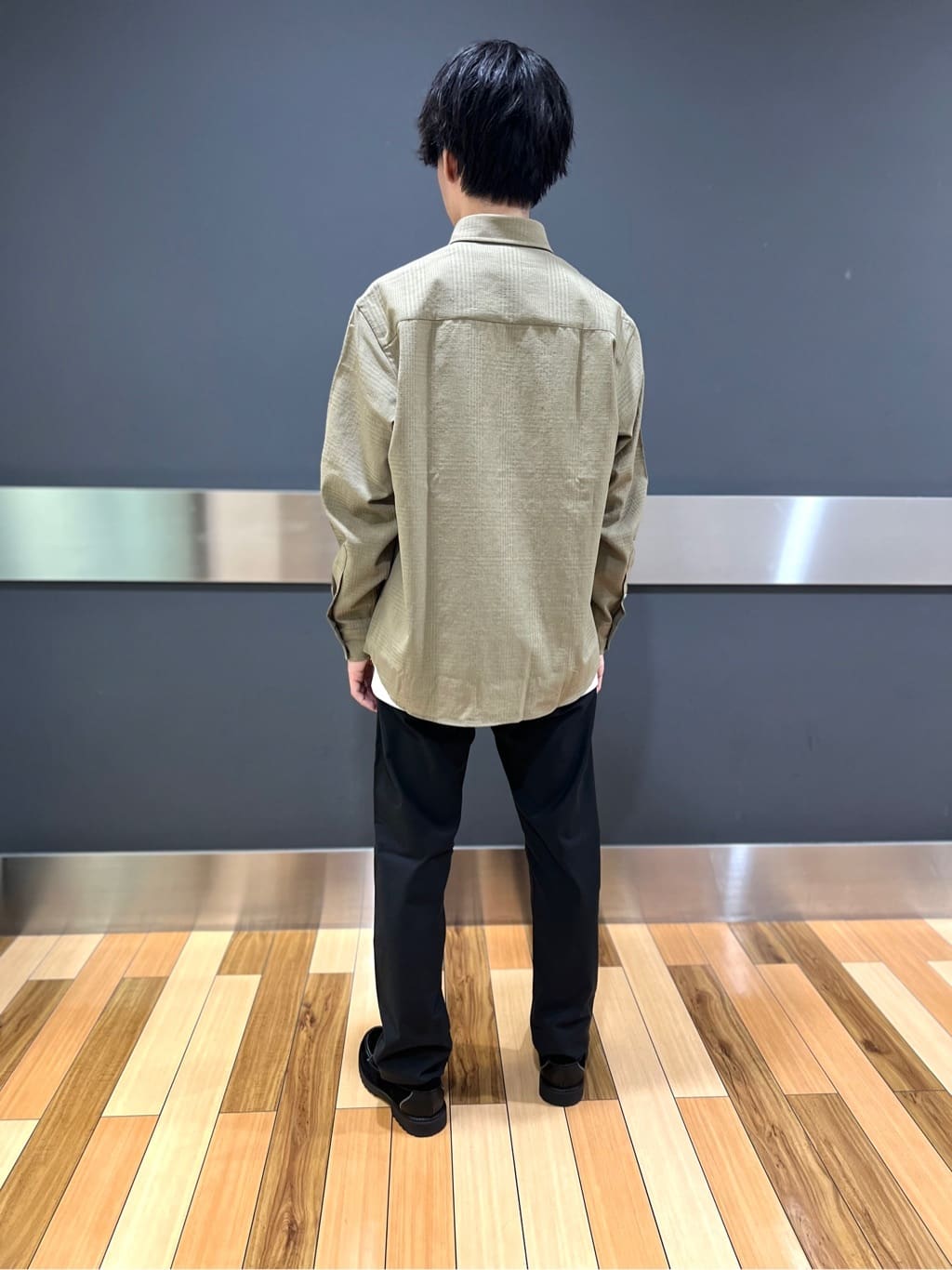yutoさんの「TAKEO KIKUCHI｜【抗菌防臭／5サイズ展開】ハイゲージポンチ Tシャツ」を使ったコーディネート