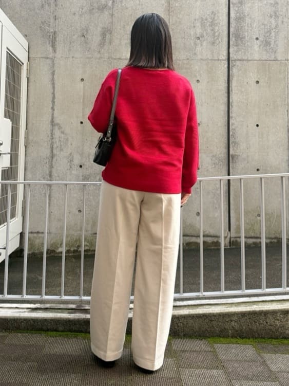 chさんの「THE SHOP TK｜【S-XLサイズ/選べる7色】どこから見ても美しい ガーターニット/毛玉になりにくい/洗濯機OK」を使ったコーディネート