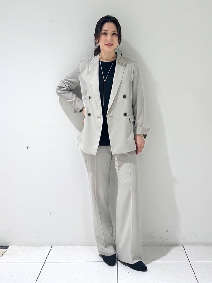 そんさんの「INDIVI｜【UVケア】ライトダブルジャケット」を使ったコーディネート
