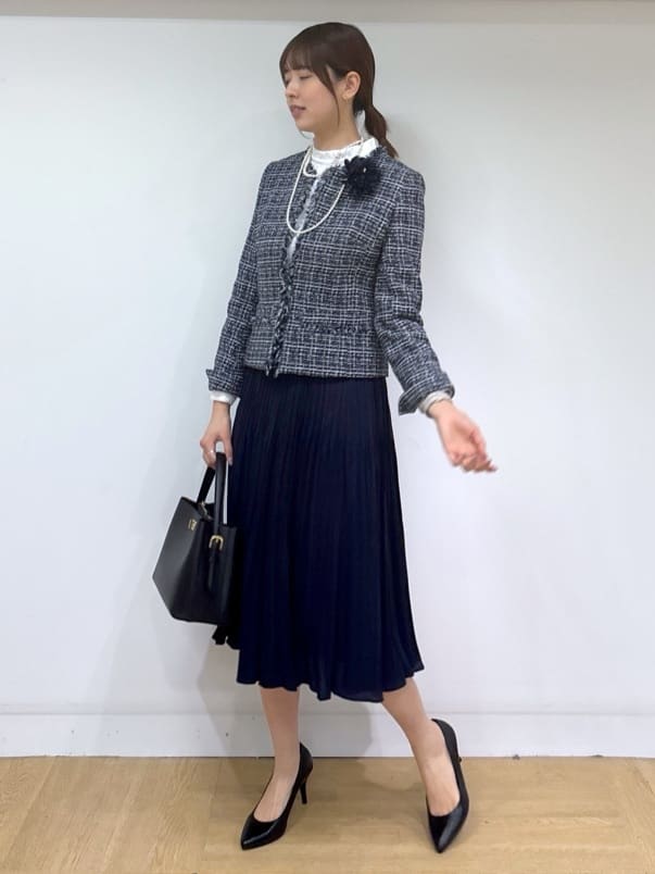 yukaさんの「UNTITLED｜【追加6/日本製】2連フェイクパールネックレス」を使ったコーディネート