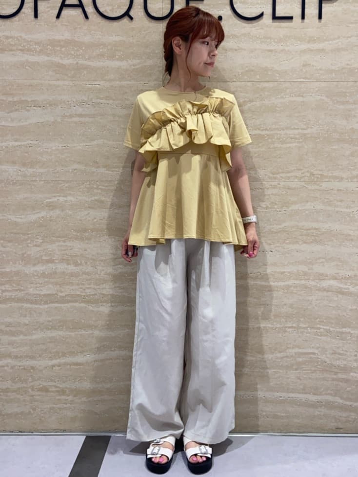 みやさんの「OPAQUE.CLIP｜【軽量／撥水加工／多ポケット】ツイルピジョンミニショルダーバッグ」を使ったコーディネート