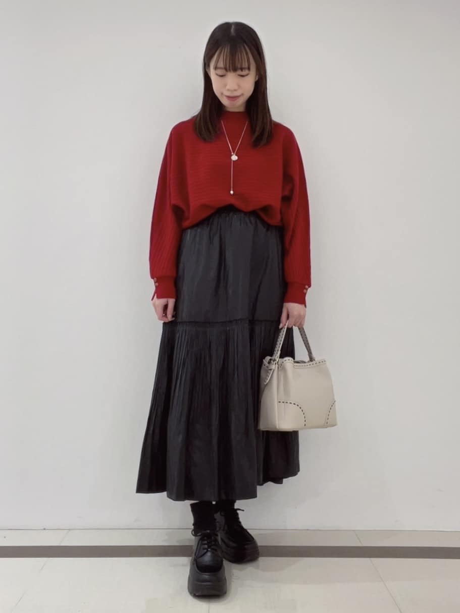 yukaさんの「Reflect｜【秋映え／ゆったり着られる◎】ドルマンシルエットニット」を使ったコーディネート