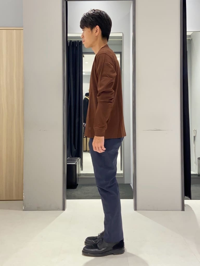 わいずみさんの「TAKEO KIKUCHI｜【抗菌防臭/シーズンレス】シアサッカー ジャージシャツ」を使ったコーディネート