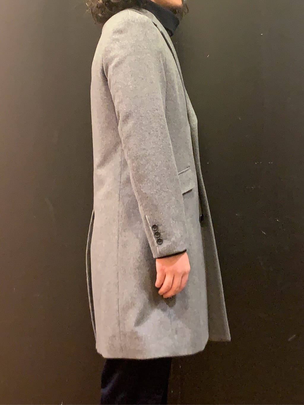 木村剛さんの「TAKEO KIKUCHI｜ウールカシミヤブレンド チェスターコート」を使ったコーディネート