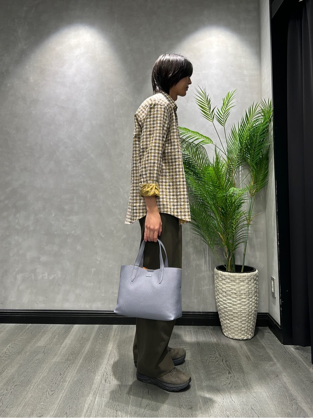 ruiさんの「TAKEO KIKUCHI｜チェックボーラーガーゼシャツ」を使ったコーディネート