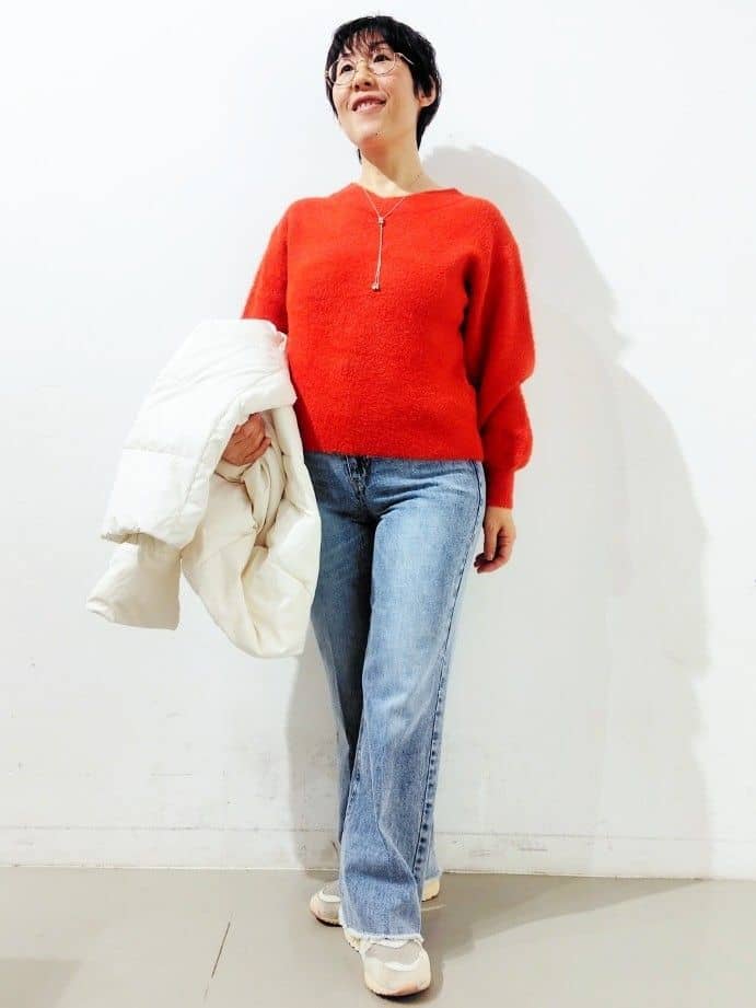 kodamaさんの「THE SHOP TK｜きれいめにもカジュアルにも ノーカラーキルトジャケット」を使ったコーディネート