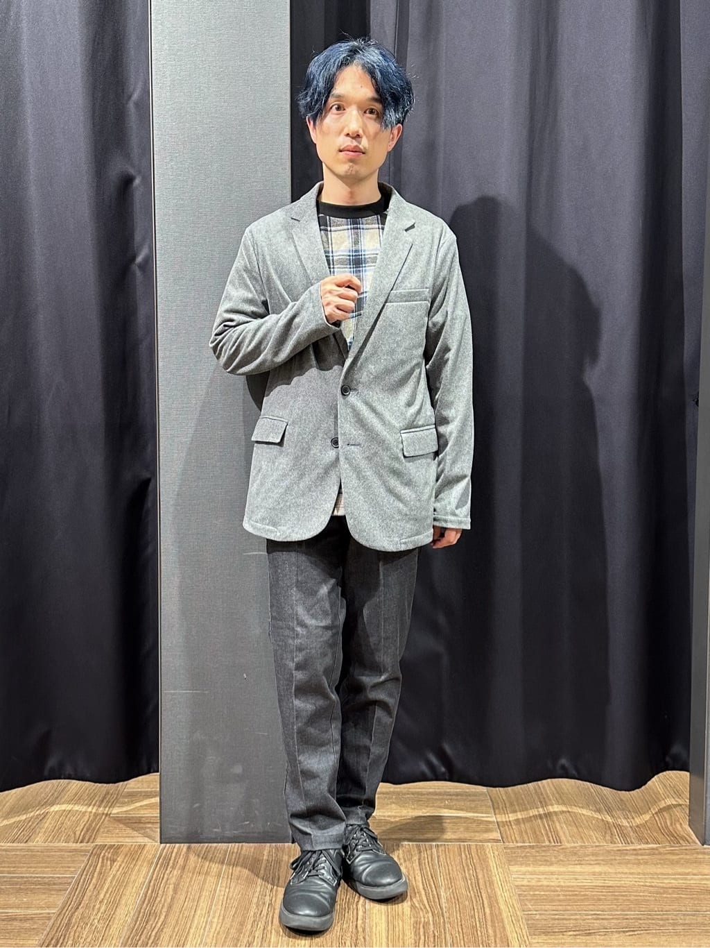 tomoyaさんの「THE SHOP TK｜ホームスパンジャージジャケット【セットアップ可/洗濯機OK】」を使ったコーディネート
