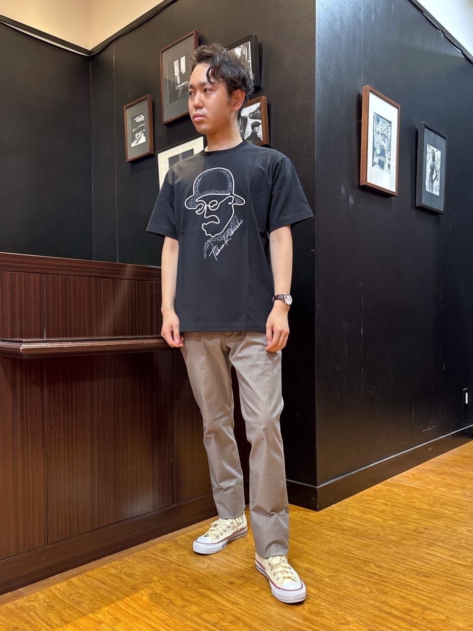 KEIさんの「TAKEO KIKUCHI｜【Made in JAPAN】播州織 ヘリンボン ストレート パンツ」を使ったコーディネート