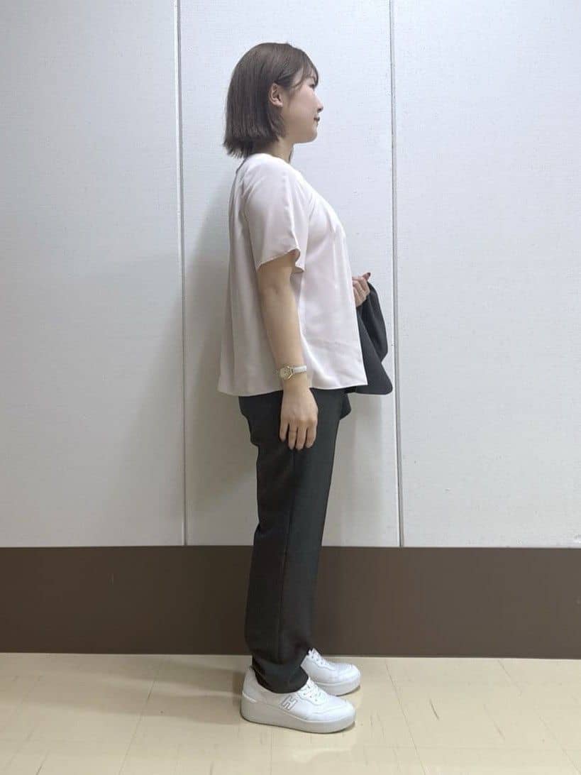 Rikoさんの「INDIVI｜【UVケア】タックブラウス」を使ったコーディネート