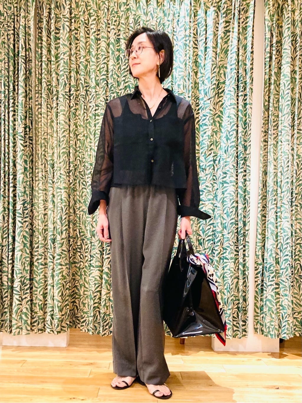 Furuさんの「DRESSTERIOR｜【STORY11月号掲載】レオパードシルクスカーフ」を使ったコーディネート