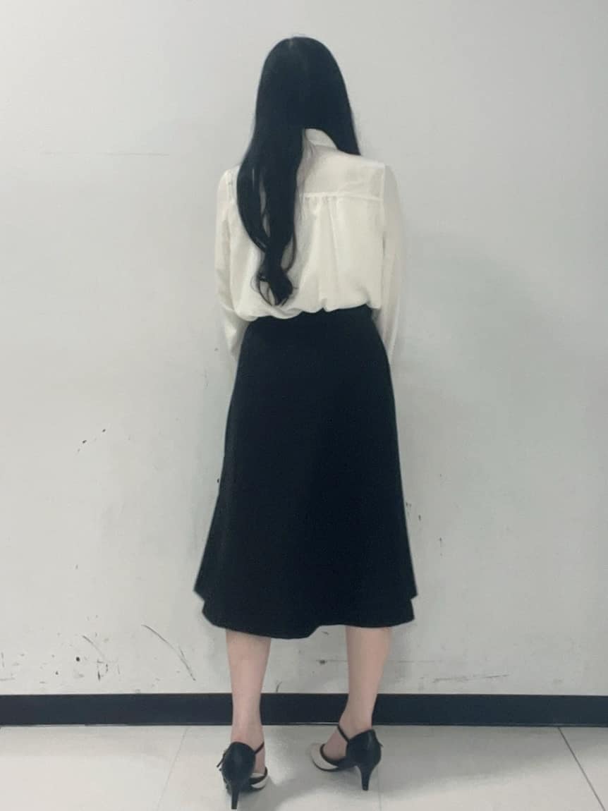Hitomiさんの「index｜アシンメトリーレイヤードボウタイブラウス【洗濯機OK／イージーアイロン／防シワ】《XS～3L》」を使ったコーディネート