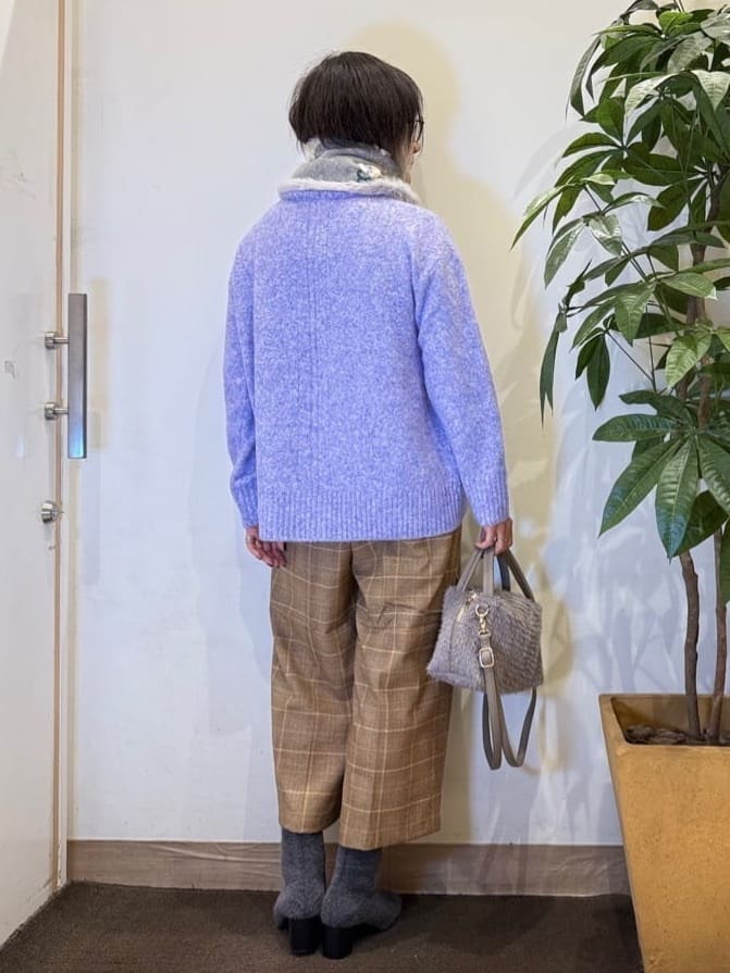 misakiさんの「SHOO･LA･RUE｜【洗濯機可/S-LL】きちんと見えする あったか裏起毛ガウチョパンツ」を使ったコーディネート