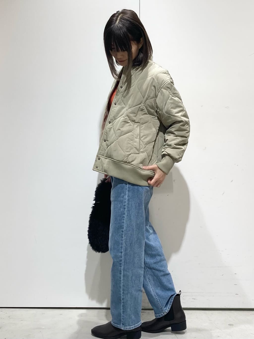 Jさんの「OPAQUE.CLIP｜《リバーシブル》キルティングブルゾン」を使ったコーディネート