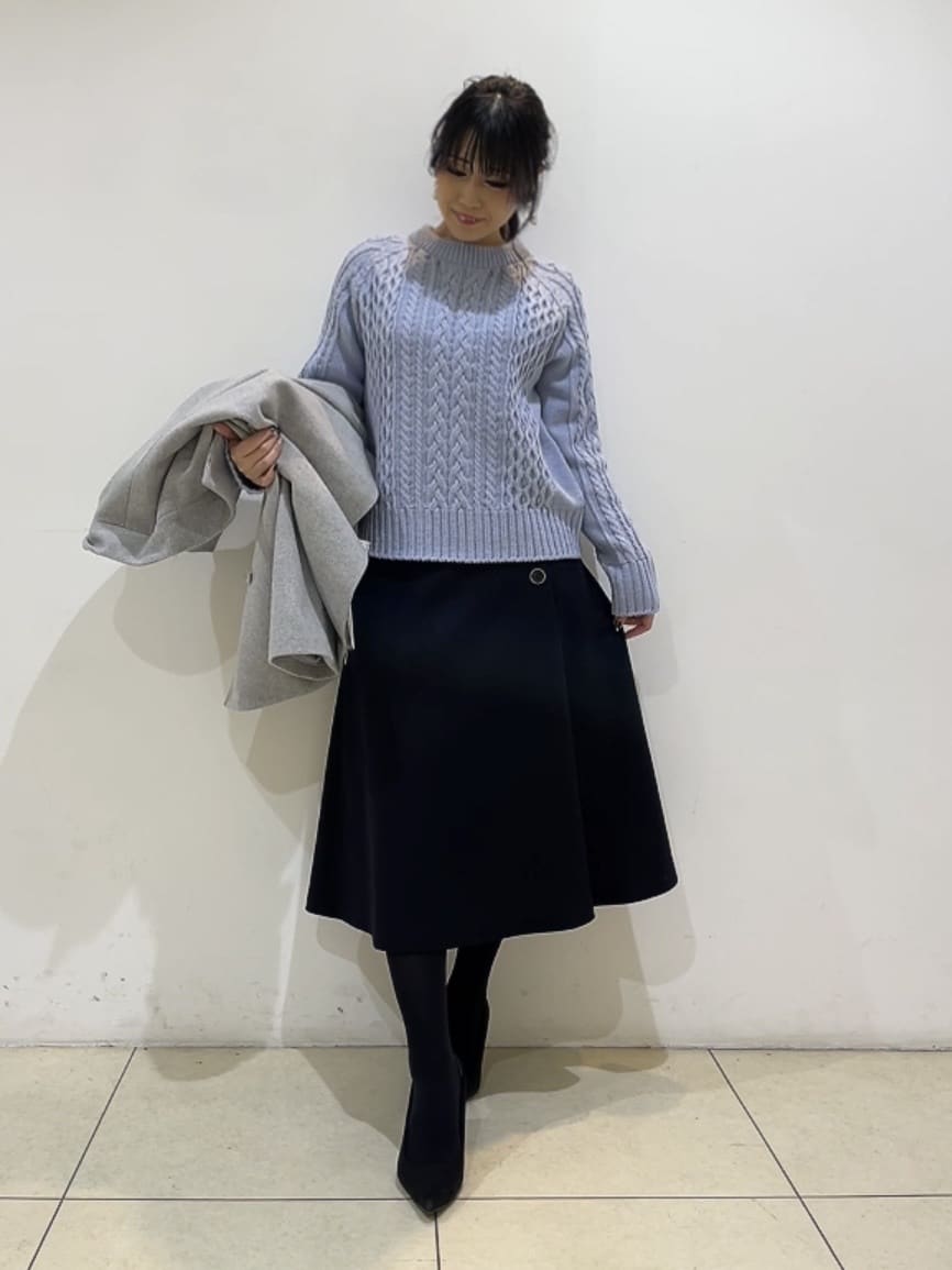 watanabeさんの「UNTITLED｜【着回しが効く／オンオフアウター】ウールショートコート」を使ったコーディネート