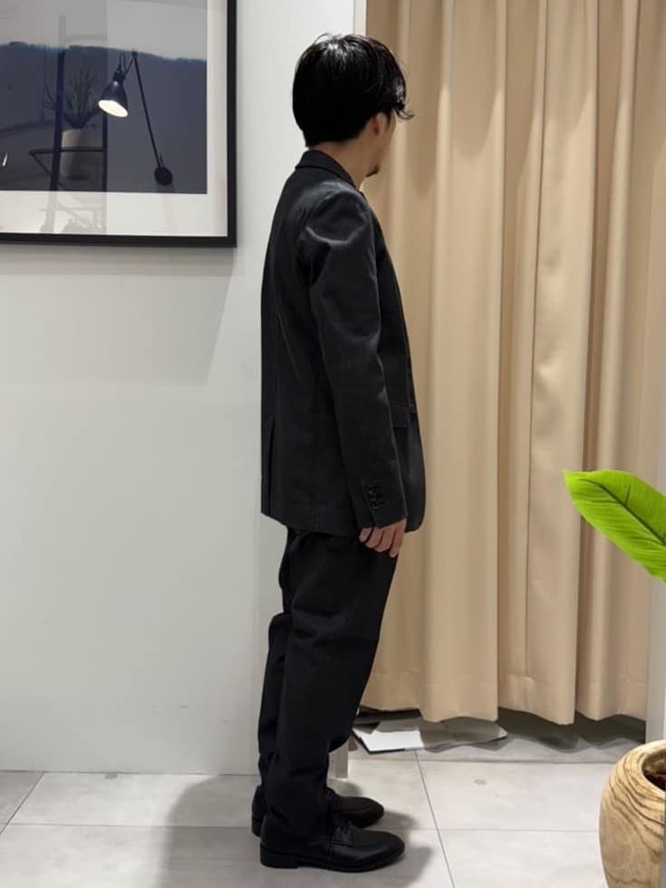 はさんの「THE SHOP TK｜エバーデニムジャケット【色落ちしにくい/洗濯機OK/ストレッチ/セットアップ可】」を使ったコーディネート