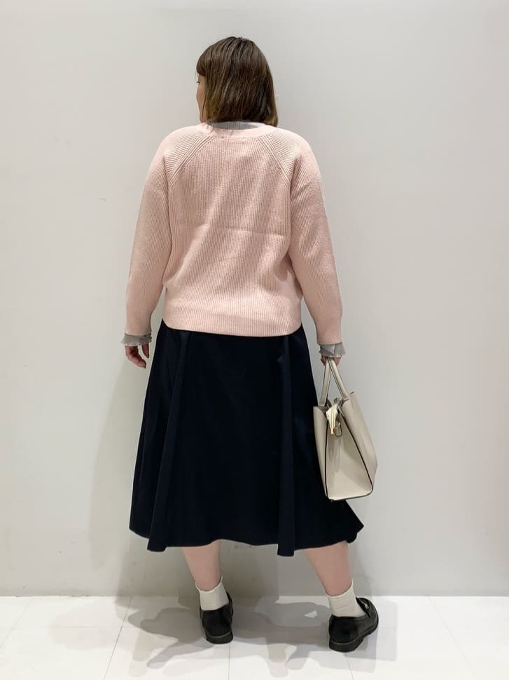 みいちゃんさんの「grove｜◆サイド釦フレアスカート」を使ったコーディネート