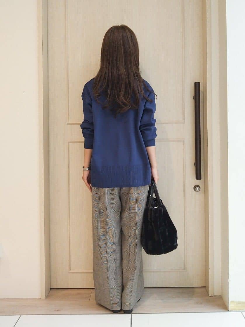 mi-saさんの「SHOO･LA･RUE｜【高レビュー/2WAY】きれい見えで上品な ストライプファートートバッグ」を使ったコーディネート