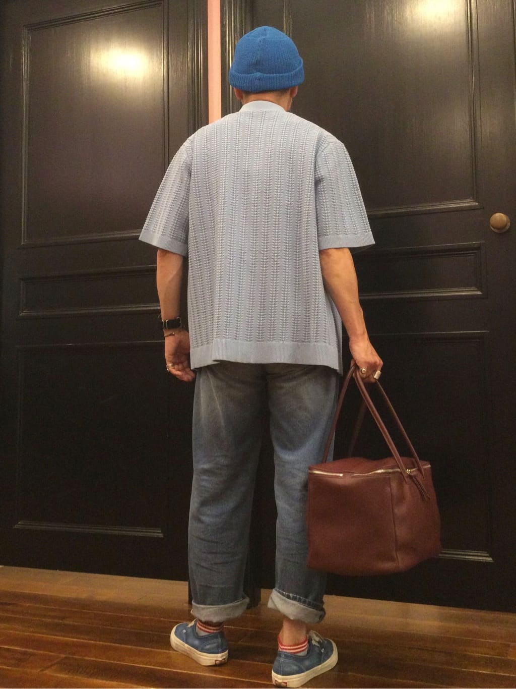 torigoeさんの「DRESSTERIOR｜ボーダーショートソックス」を使ったコーディネート