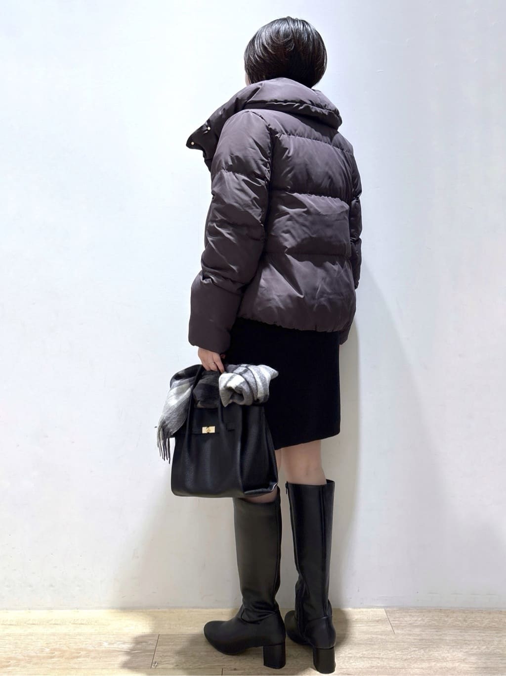 mizukiさんの「index｜KAWADAダウンショートコート【撥水／洗濯機OK／静電気防止裏地】《XS～LL》」を使ったコーディネート