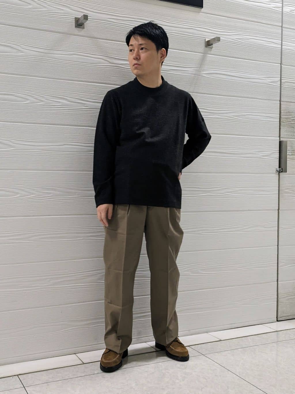 かずさんの「TAKEO KIKUCHI｜【3WAY】ジャカード グレンチェック ダウンライナー ブルゾン」を使ったコーディネート