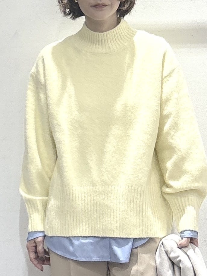 たけねぇさんの「OPAQUE.CLIP｜ふわふわハイネックニット【洗濯機OK】」を使ったコーディネート