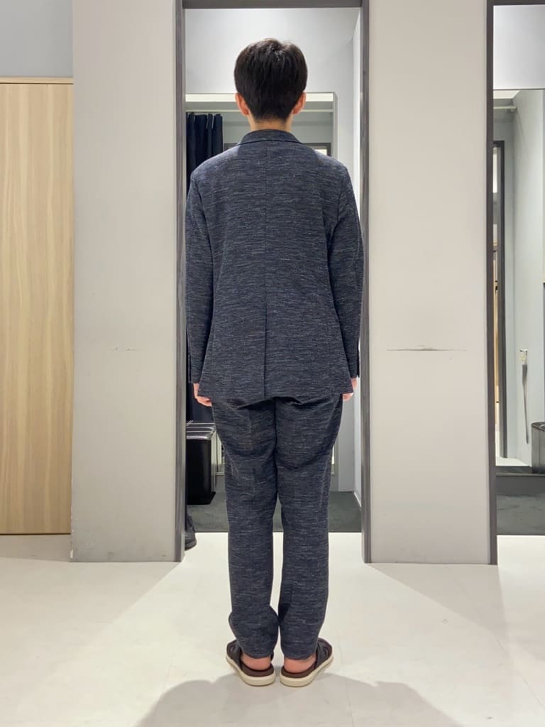わいずみさんの「TAKEO KIKUCHI｜【尾州織】リネンブレンド メッシュ ジャケット」を使ったコーディネート