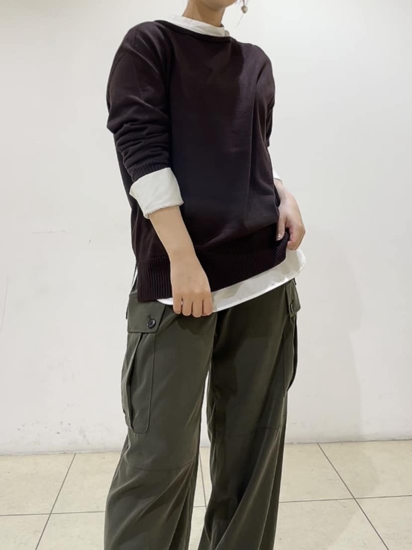 watanabeさんの「UNTITLED｜【8色展開/体型カバー】魅せるタイムレスニット」を使ったコーディネート