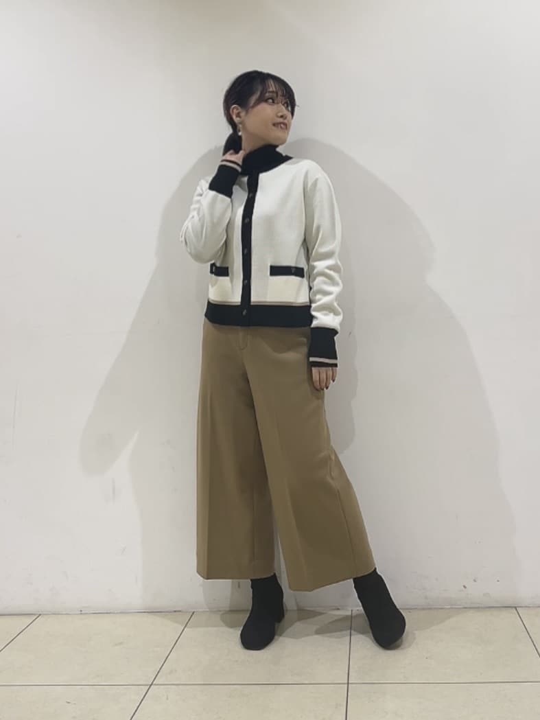 watanabeさんの「UNTITLED｜【アンサンブル可/ジャケット風】ウールミラノリブカーディガン」を使ったコーディネート