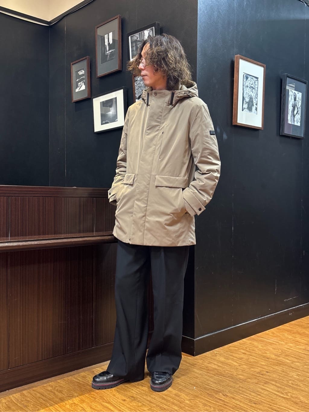 おーのさんの「TAKEO KIKUCHI｜【None Of Stress】ストレッチ ダウンブルゾン」を使ったコーディネート