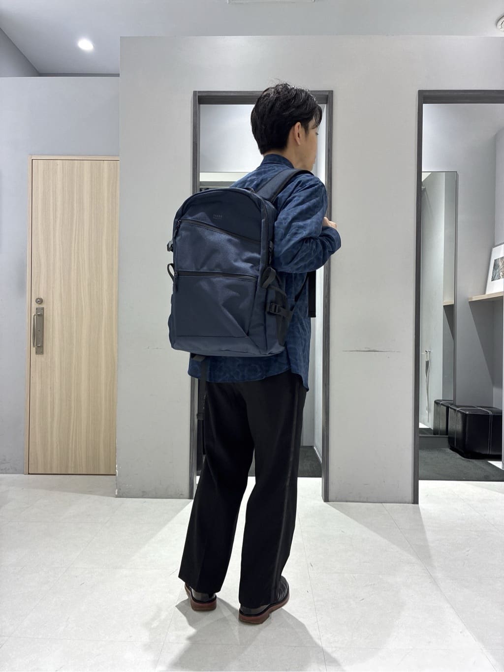 わいずみさんの「TAKEO KIKUCHI｜チェックボーラーガーゼシャツ」を使ったコーディネート