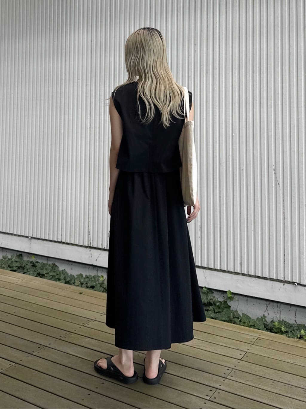 omaさんの「THE SHOP TK｜ドッキングワンピース【接触冷感/撥水/UVカット/洗濯機OK】」を使ったコーディネート