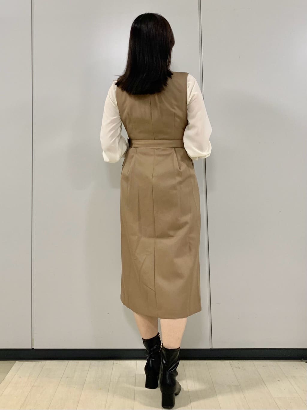 kasumiさんの「index｜ストレッチノーカラーブルゾン【洗濯機OK】」を使ったコーディネート