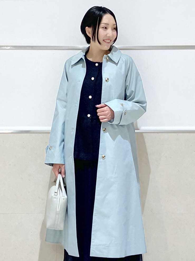 eriko さんの「Dessin｜シャンブレースプリングコート」を使ったコーディネート