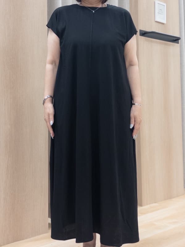 ゆみさんの「grove｜シアーボーダーカーディガン」を使ったコーディネート